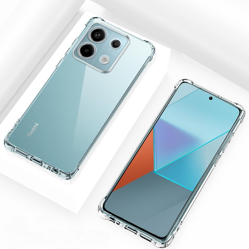 Techsuit - Shockproof Clear Silicone - Xiaomi Redmi Note 13 Pro 5G / Poco X6 - Clear