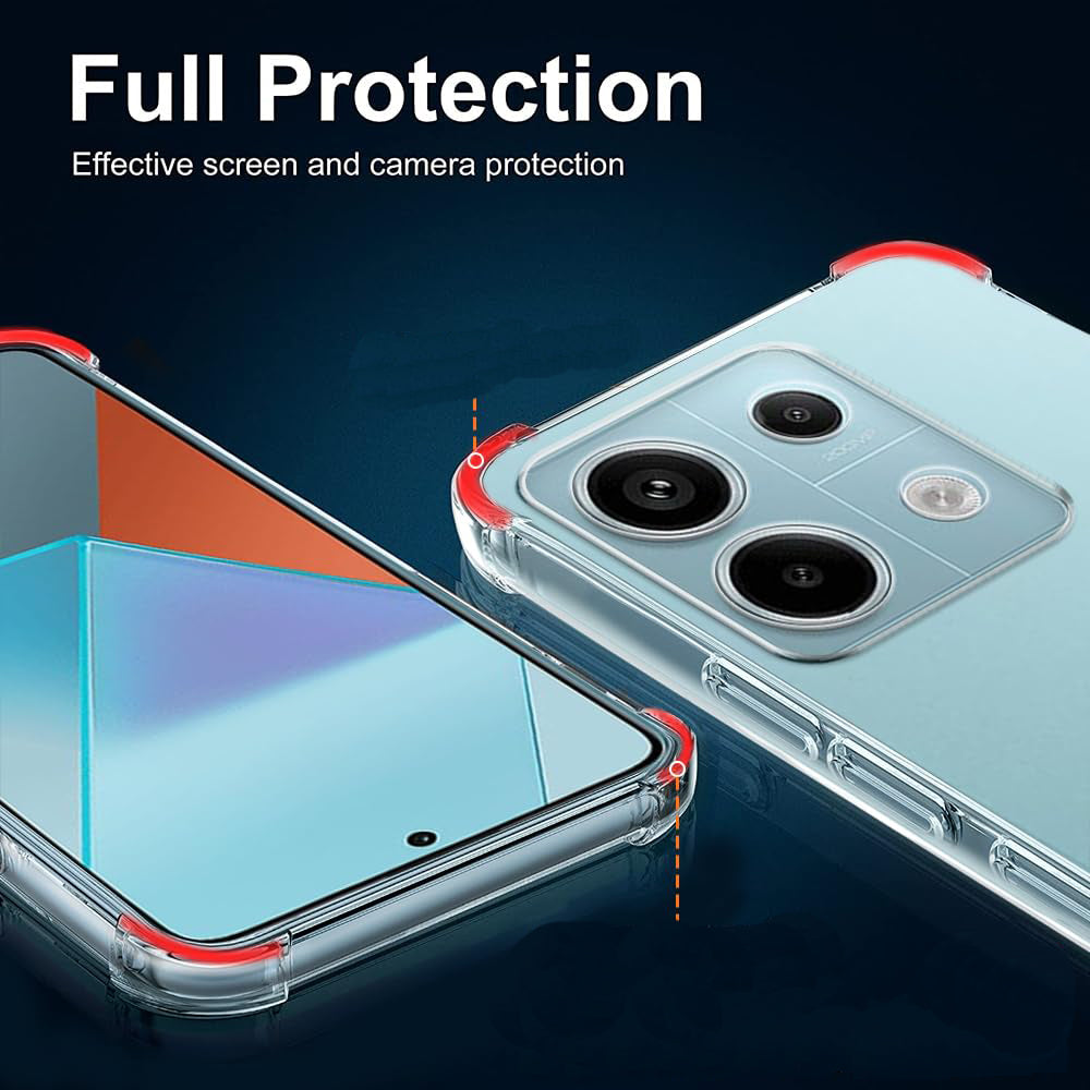 Techsuit - Shockproof Clear Silicone - Xiaomi Redmi Note 13 Pro 5G / Poco X6 - Clear