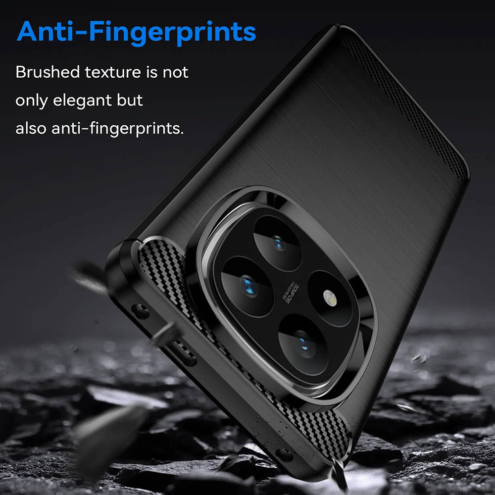 Techsuit - Carbon Silicone - Xiaomi Redmi Note 14 Pro 4G - Black