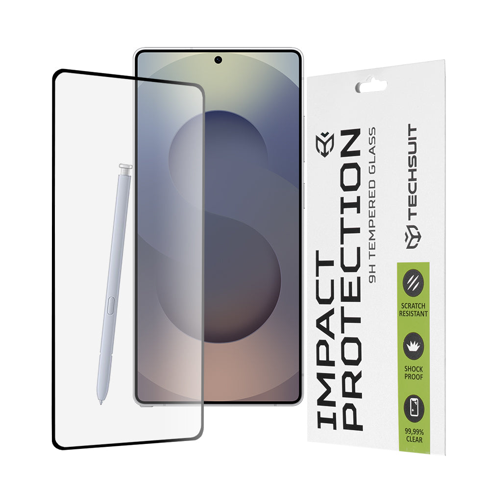 Techsuit - 111D Full Cover / Full Glue Glass - Samsung Galaxy S25 Ultra - Black