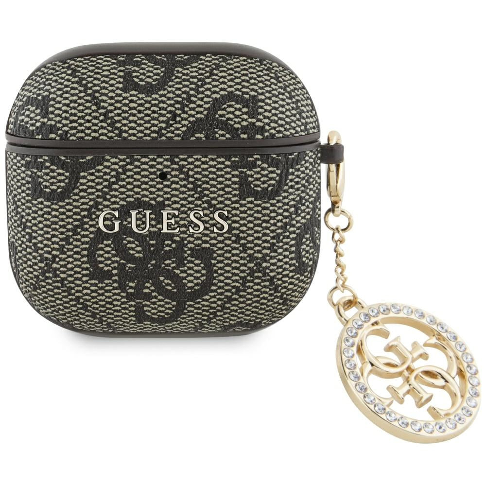 Guess - 4G Strass Charm Collection (GUA4P4E4CDW) - Apple AirPods 4 - Brown