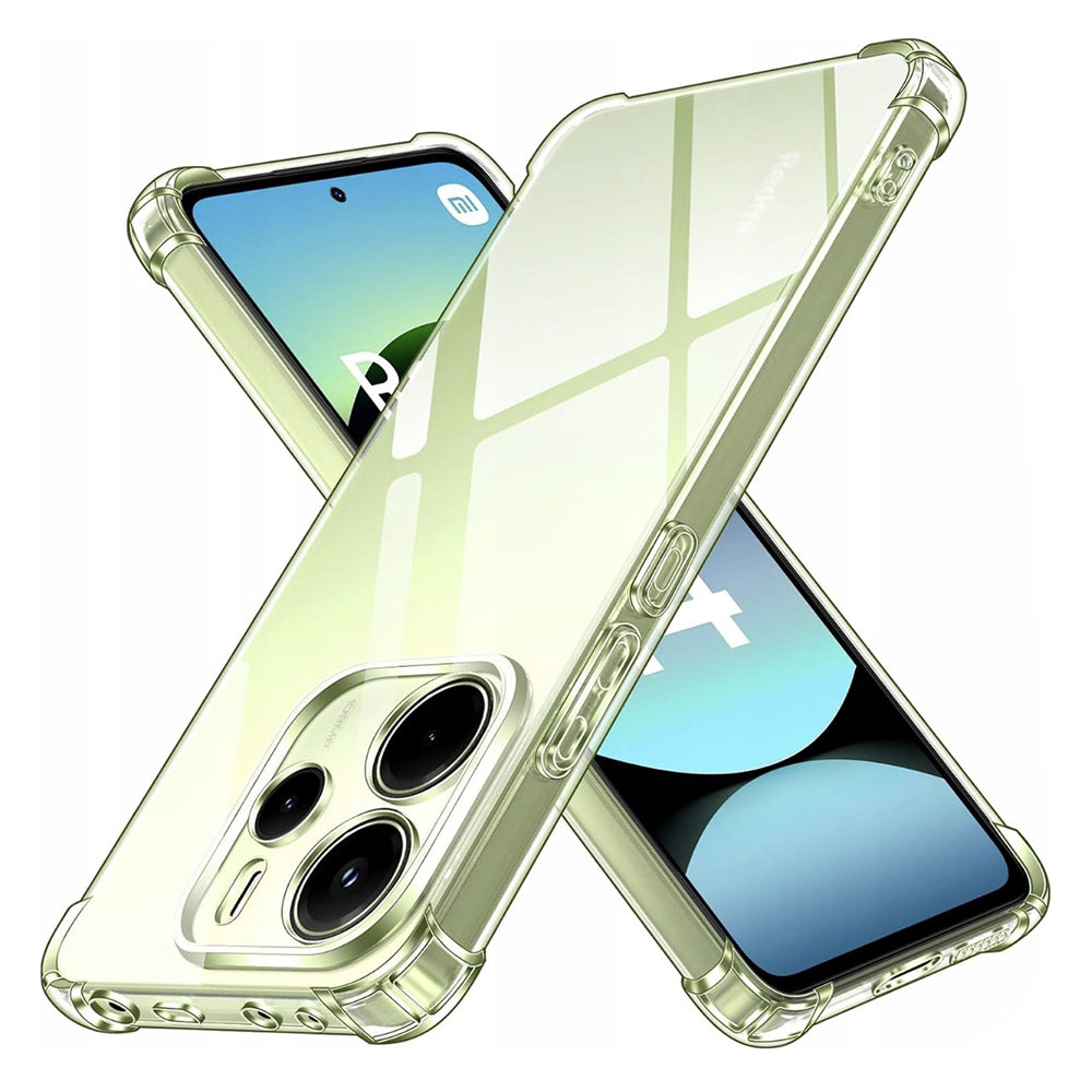 Techsuit - Shockproof Clear Silicone - Xiaomi Redmi Note 14 4G (Regional) - Clear