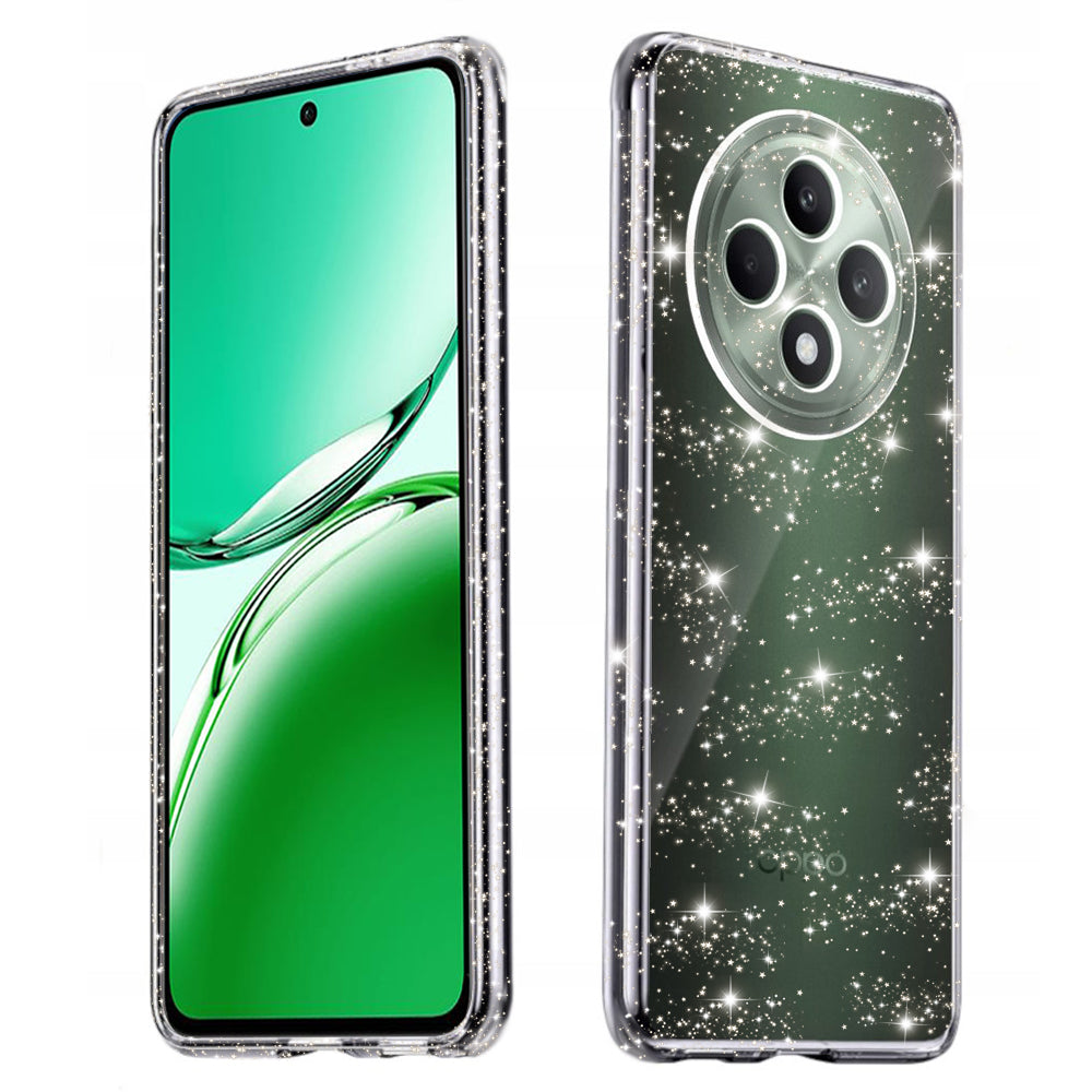 Techsuit - SparkleSkin Series - Oppo Reno12 F 4G / Reno12 F 5G / Reno12 FS 4G / Reno12 FS 5G - Clear