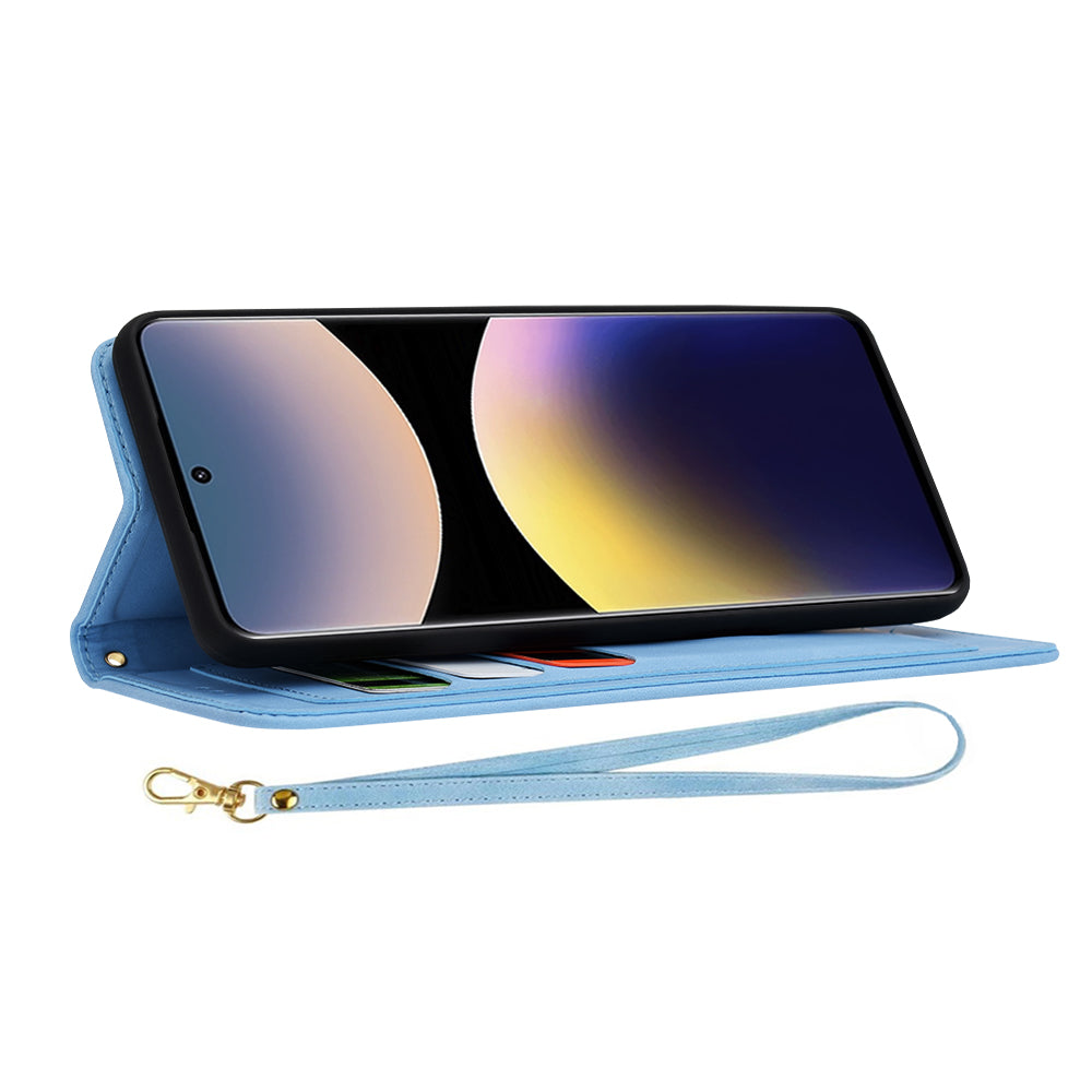 Techsuit - FlipCraft - Xiaomi Redmi Note 14 Pro 5G / Poco X7 - Vibrant Blue