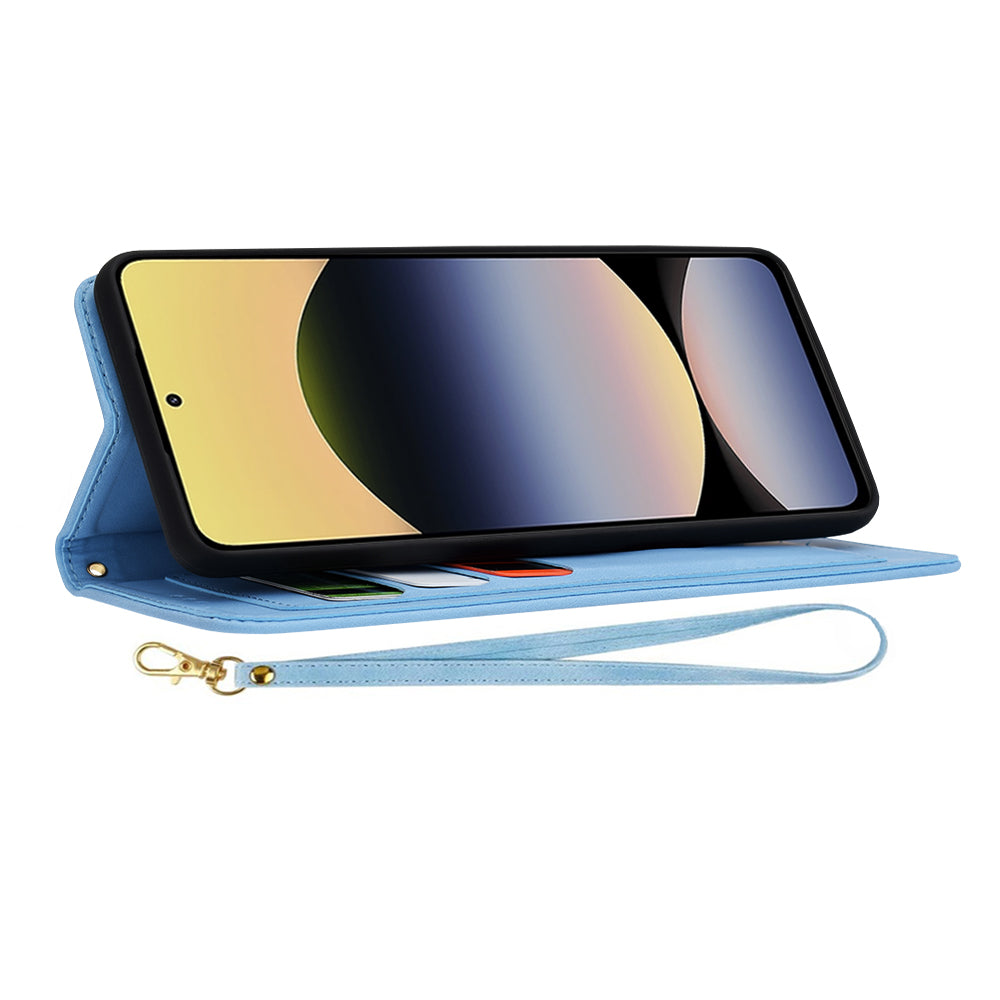 Techsuit - FlipCraft - Xiaomi Redmi Note 14 5G - Vibrant Blue