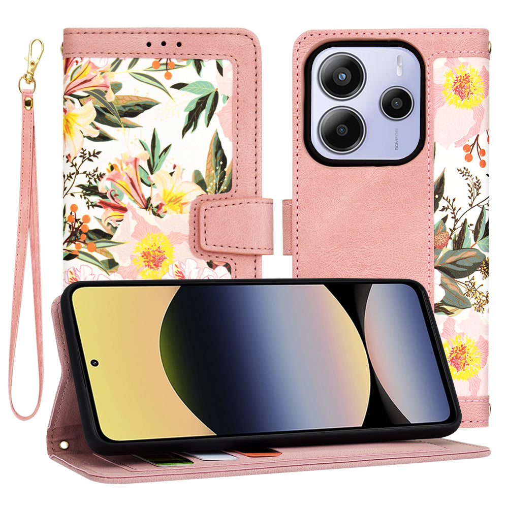 Techsuit - FlipCraft - Xiaomi Redmi Note 14 5G - Sweetheart Pink