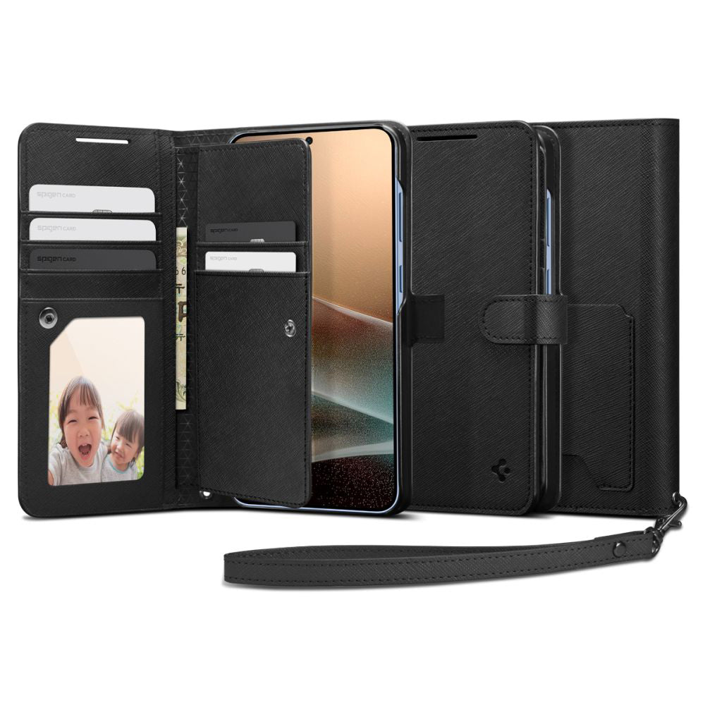 Spigen - Wallet S - Samsung Galaxy S25 Plus - Black