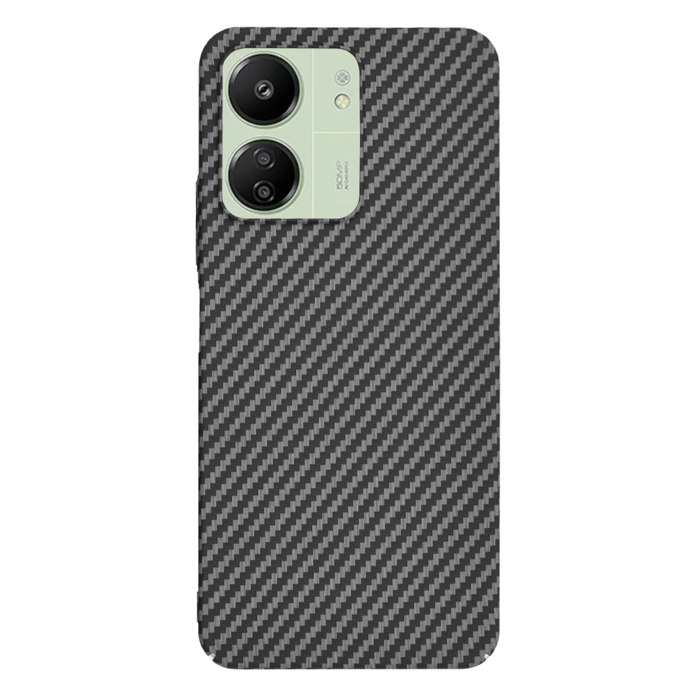 Techsuit - Carbonite FiberShell - Xiaomi Redmi 13C 4G / Redmi 13C 5G / Poco C65 - Black