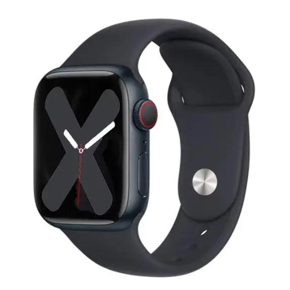 Λουράκι Σιλικόνης (Apple Watch 42/44/45/49mm) για Μαύρο – PhoneBazaar