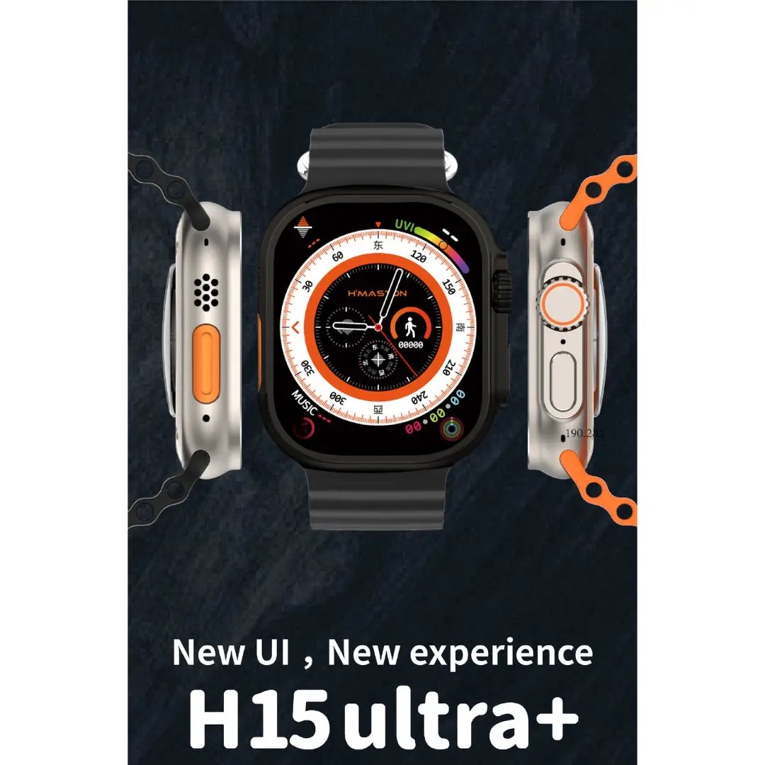 Hellowatch H16 Ultra+ Black | Smartwatch (2025) phonebazaar.gr