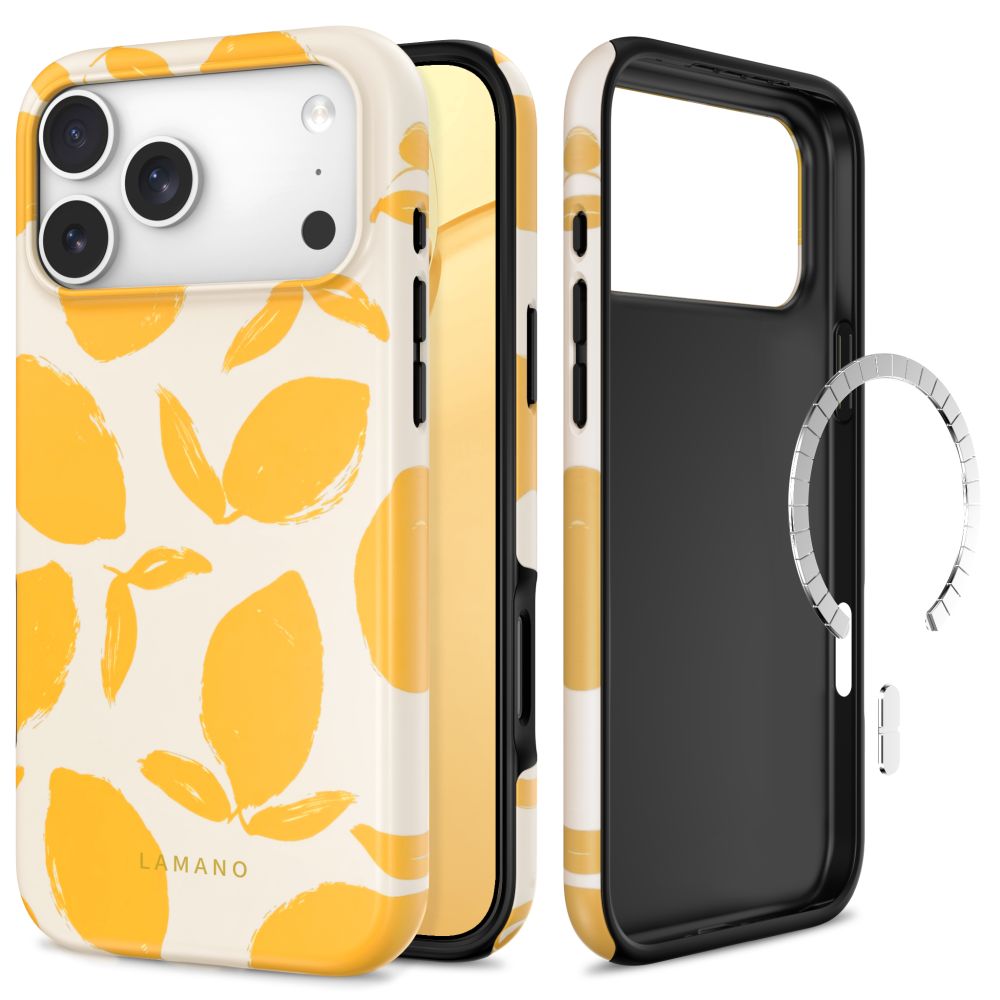Θήκη Tech-Protect LAMANO MagSafe iPhone 17 PRO / 18 PRO Lemon Haze - iPhone 17 Pro