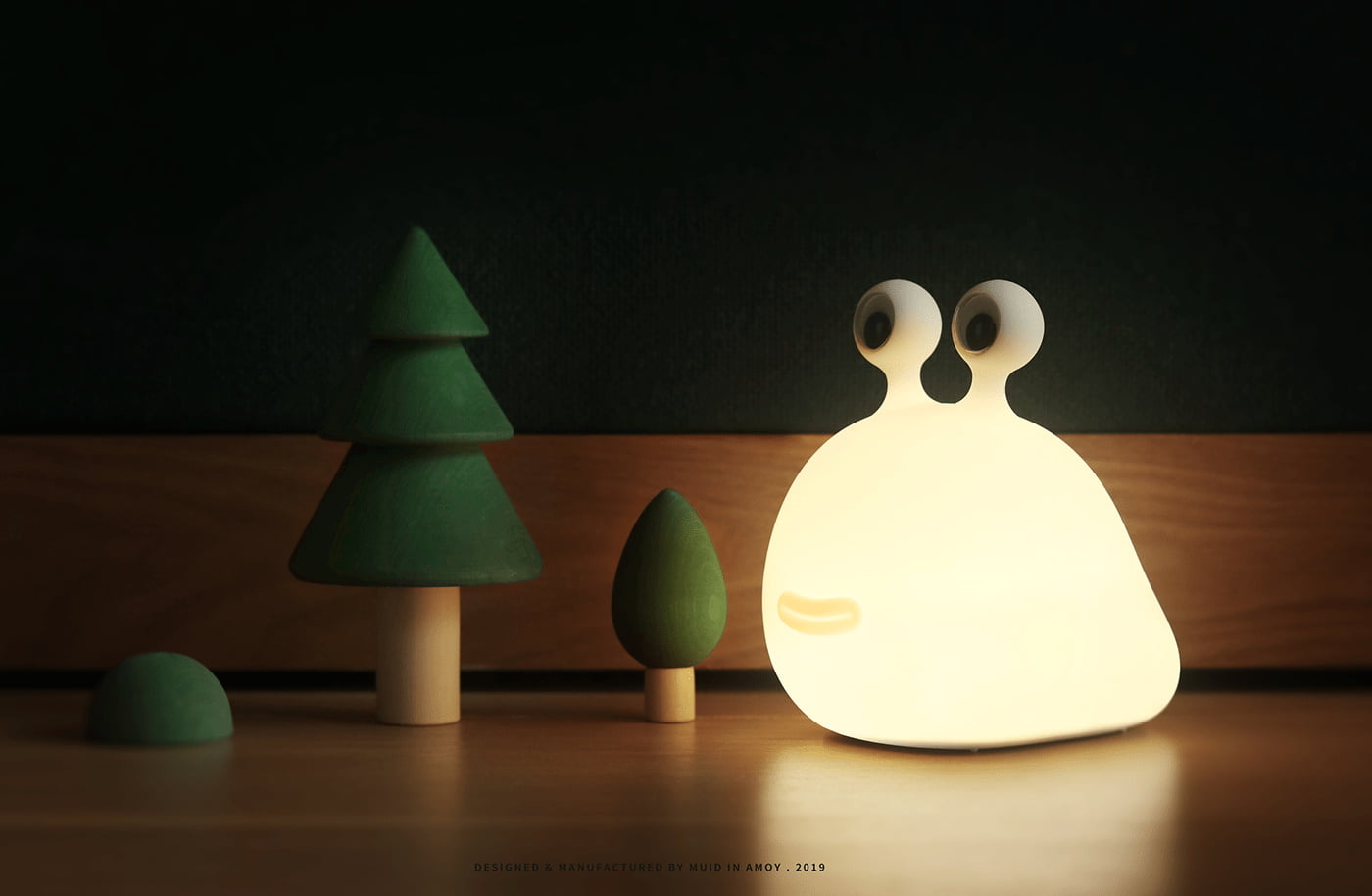 Designnest® Slug Night Lamp |MUID| Φωτάκι νυκτός γυμνοσάλιαγκας από μαλακή σιλικόνη με χρονοδιακόπτη