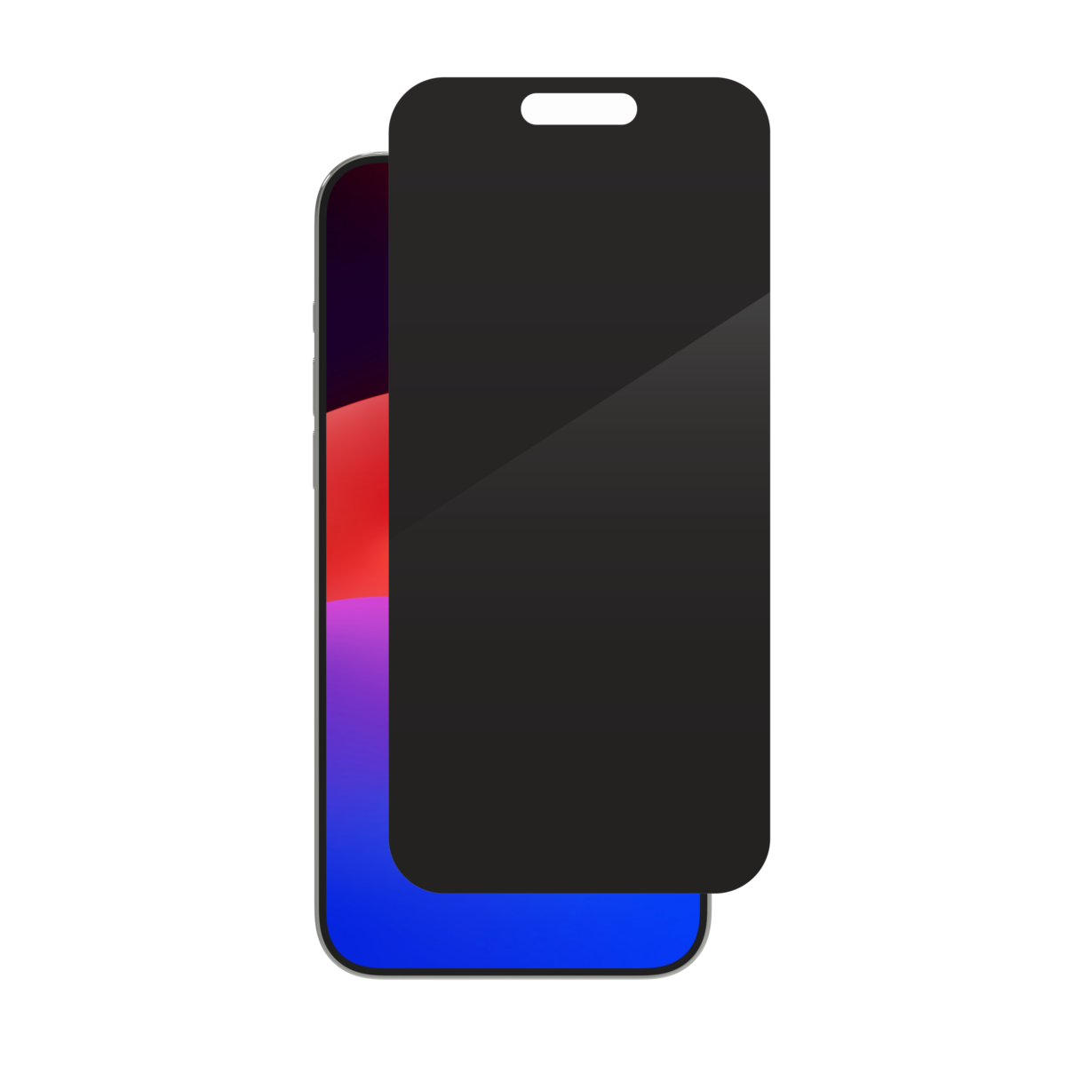 ZAGG InvisibleShield Full Face Tempered Glass Elite Privacy – iPhone 15 Pro Max (privacy)