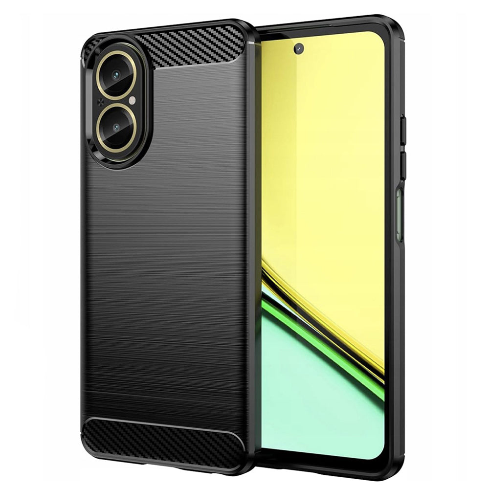 Techsuit - Carbon Silicone - Realme C67 4G - Black