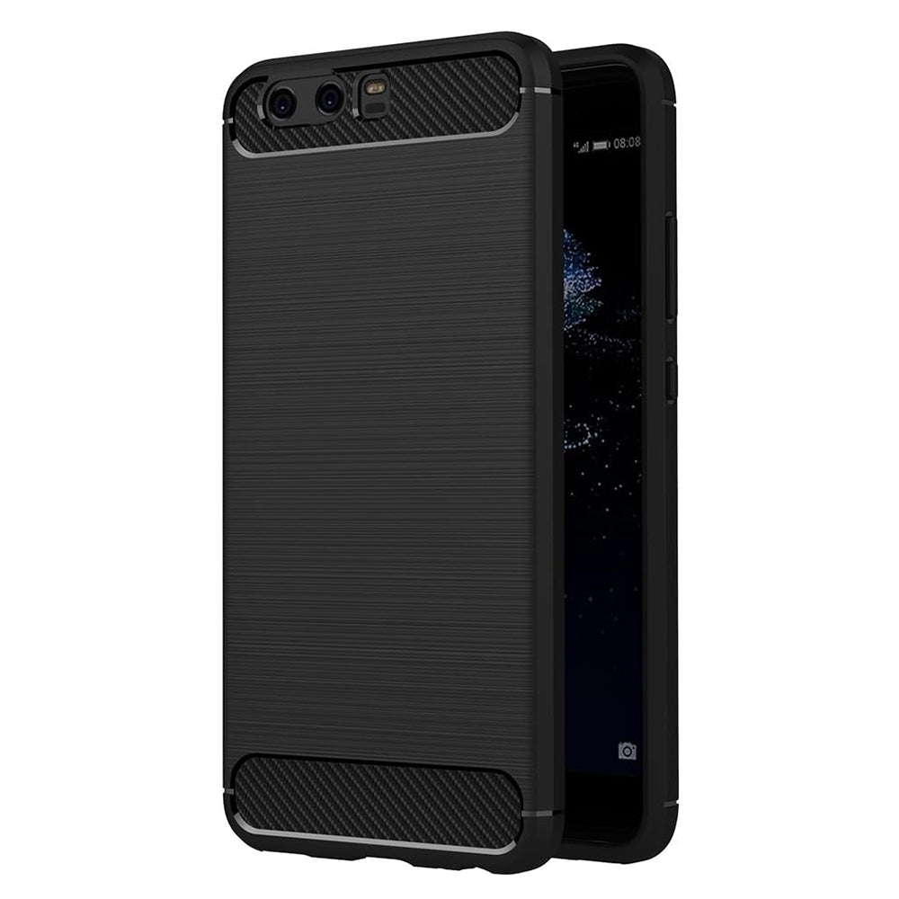Techsuit - Carbon Silicone - Huawei P10 Plus - Black