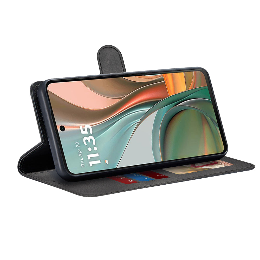 Techsuit - Diary Book - Motorola Moto G75 - Black