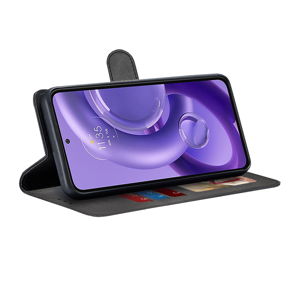 Techsuit - Diary Book - Motorola Edge 30 Neo - Black