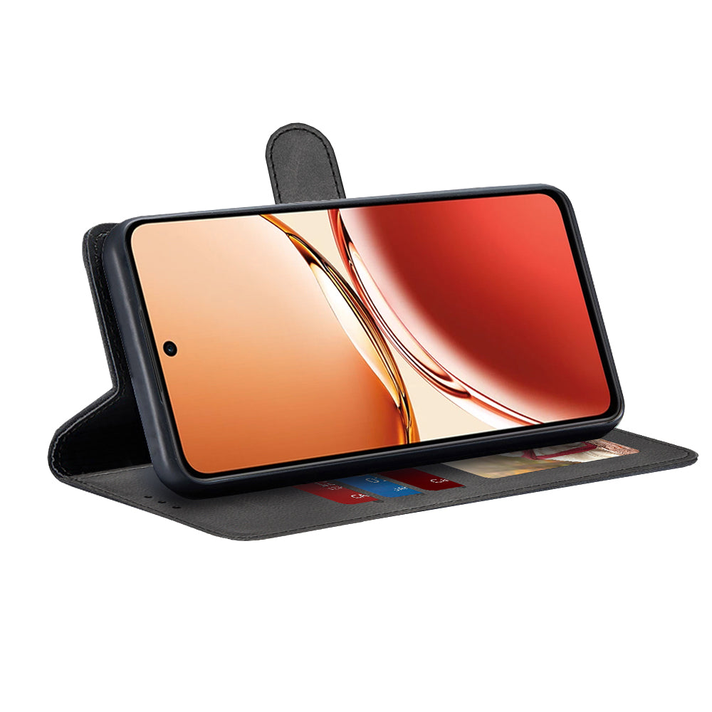 Techsuit - Diary Book - Oppo Reno12 F 4G / Reno12 F 5G / Reno12 FS 4G / Reno12 FS 5G - Black