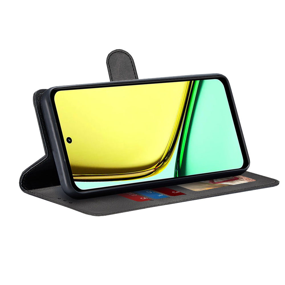 Techsuit - Diary Book - Realme C67 4G - Black