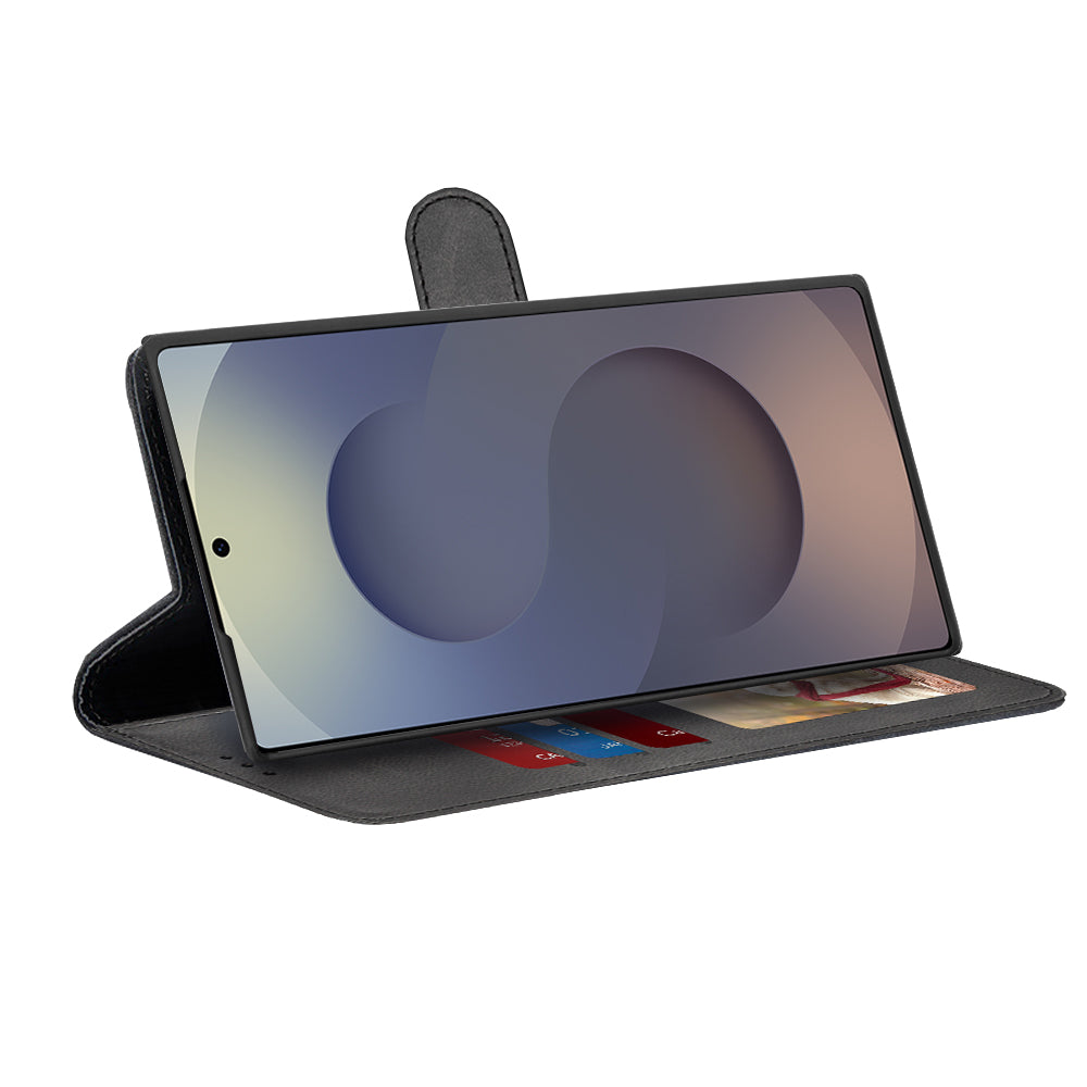 Techsuit - Diary Book - Galaxy S25 Ultra - Black