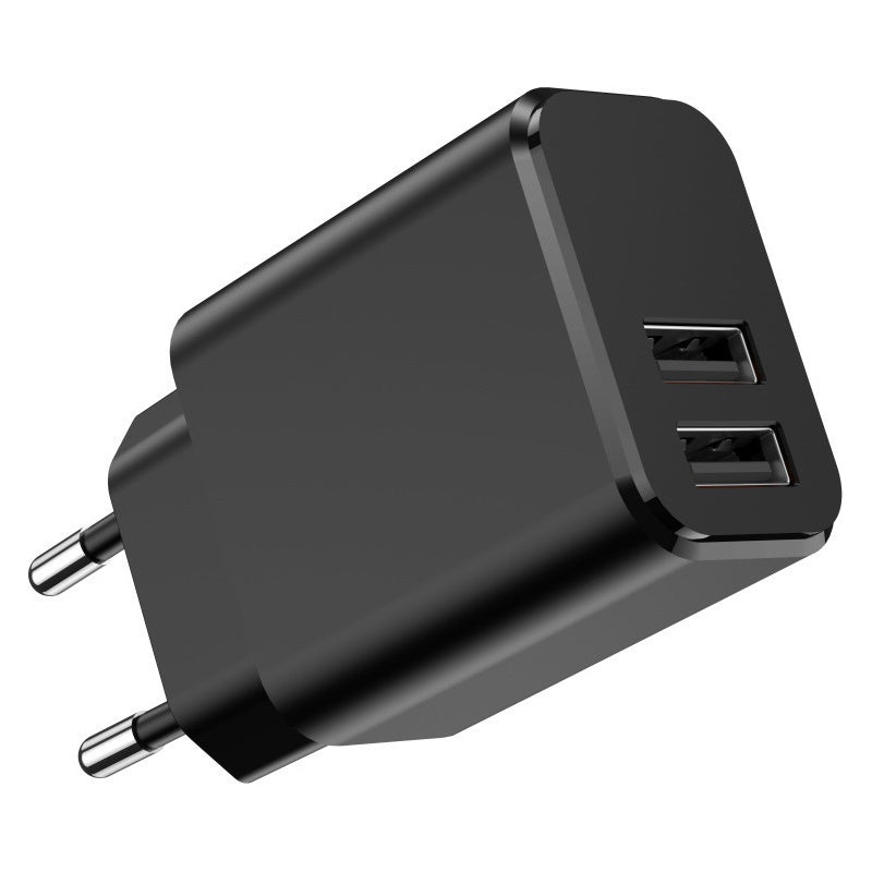 Setty Φορτιστής Χωρίς Καλώδιο με 2 Θύρες USB-A Μαύρος (GSM106088)