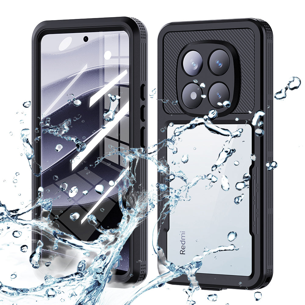 ShellBox - Waterproof IP68 Case - Xiaomi Redmi Note 14 Pro 5G / Poco X7 - Black