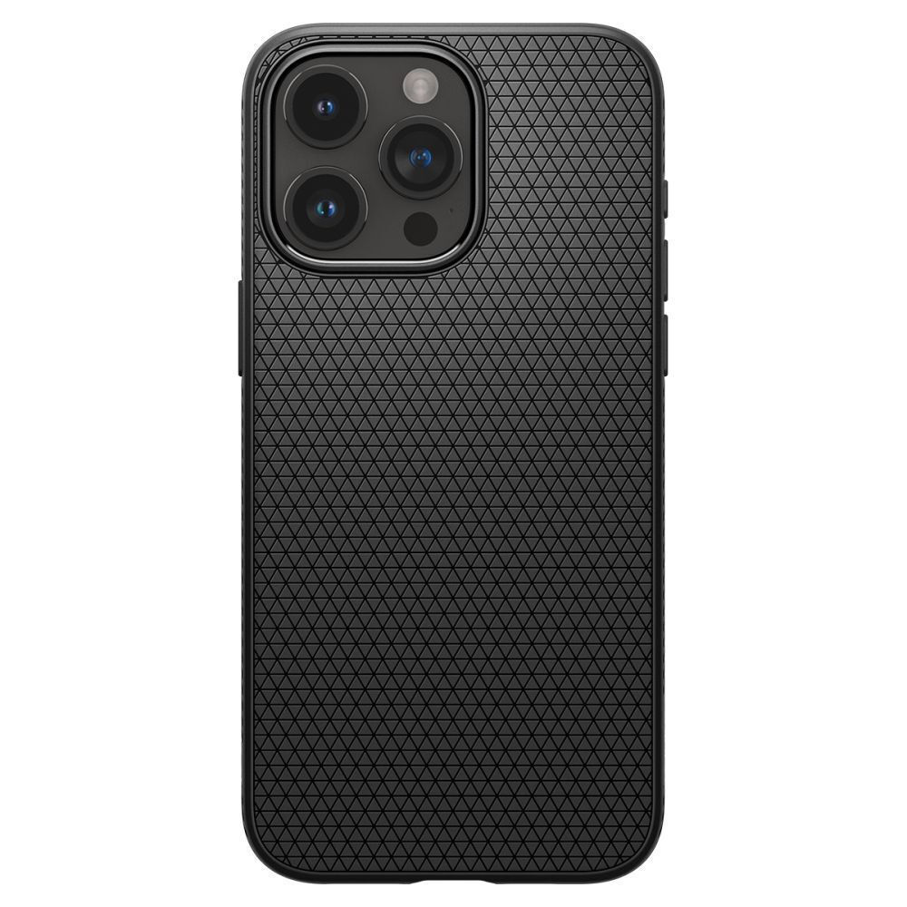 Spigen Liquid Air Back Cover Σιλικόνης Μαύρο (iPhone 15 Pro)