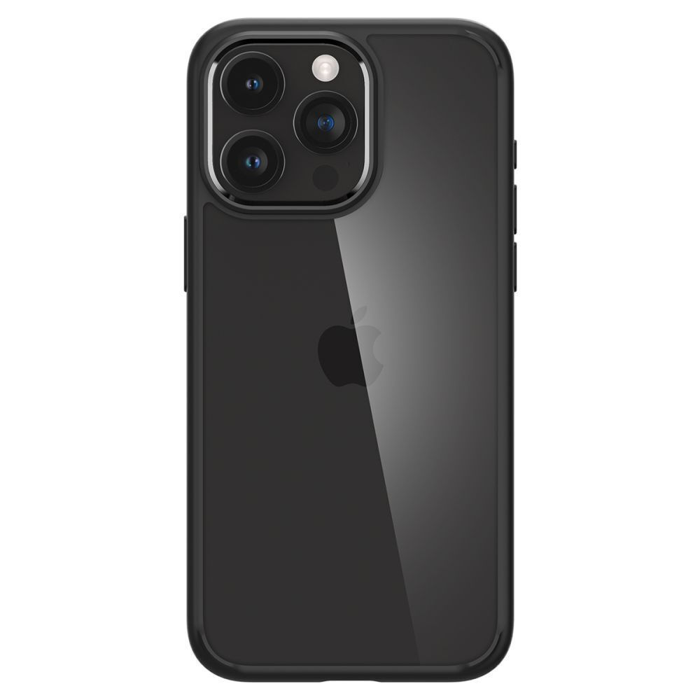 Spigen Ultra Hybrid Back Cover Πλαστικό 2mm Matte Black (iPhone 15 Pro)