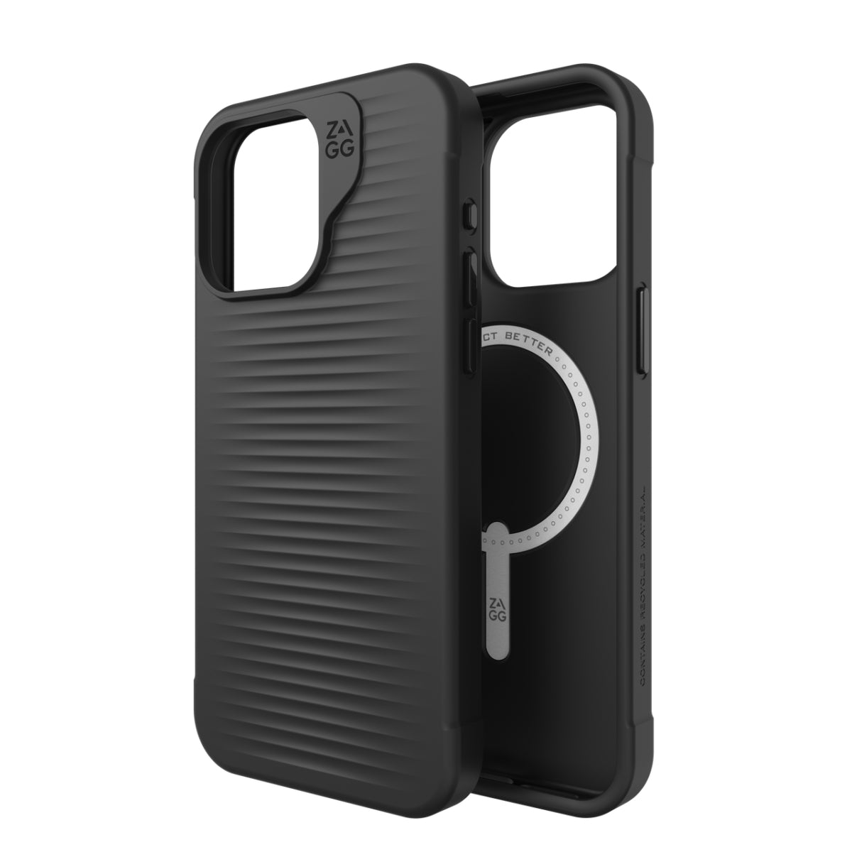 Zagg Snap Back Cover Πλαστικό Μαύρο (iPhone 15 Pro Max)