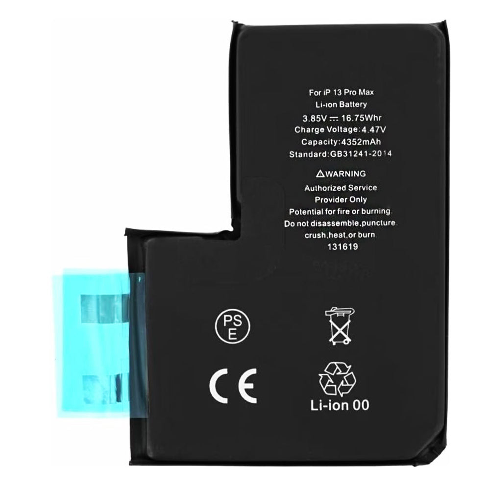 OEM - Smartphone Battery (19319) - without Flex-Cable - iPhone 13 Pro Max - 4352mAh - Black