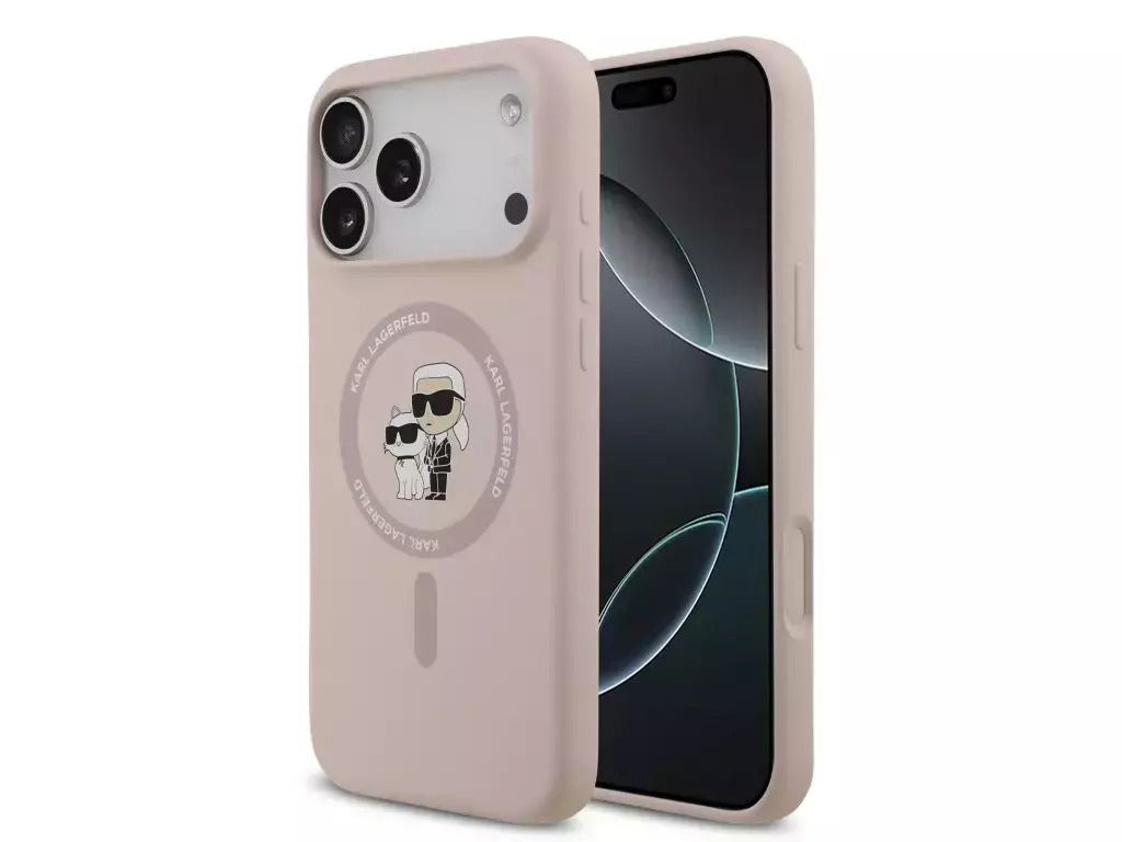 Karl Lagerfeld Liquid Back Cover Σιλικόνης Ροζ (iPhone 18 Pro Max / 17 Pro Max)