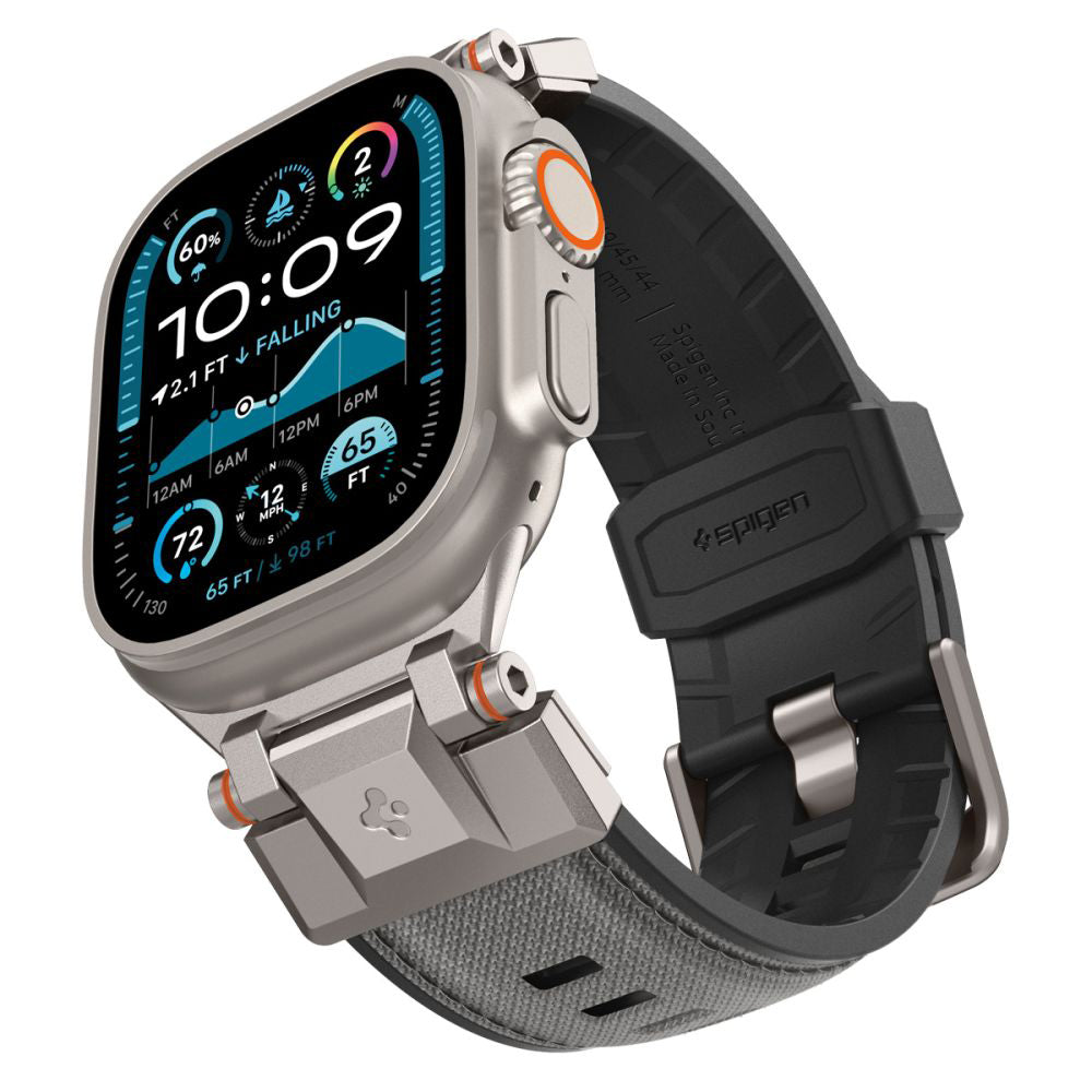 Spigen - DuraPro Armor - Apple Watch 1/2/3/4/5/6/7/8/9/10/SE/SE 2/Ultra/Ultra 2 (42/44/45/46/49mm) - Grey