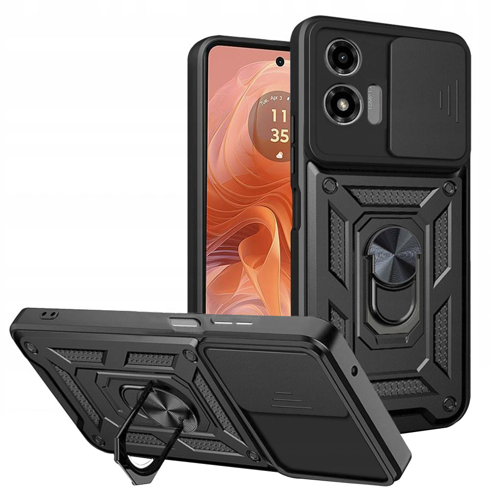 Techsuit - CamShield Series - Motorola Moto G04 / Moto G04s / Moto G24 / Moto E14 - Black