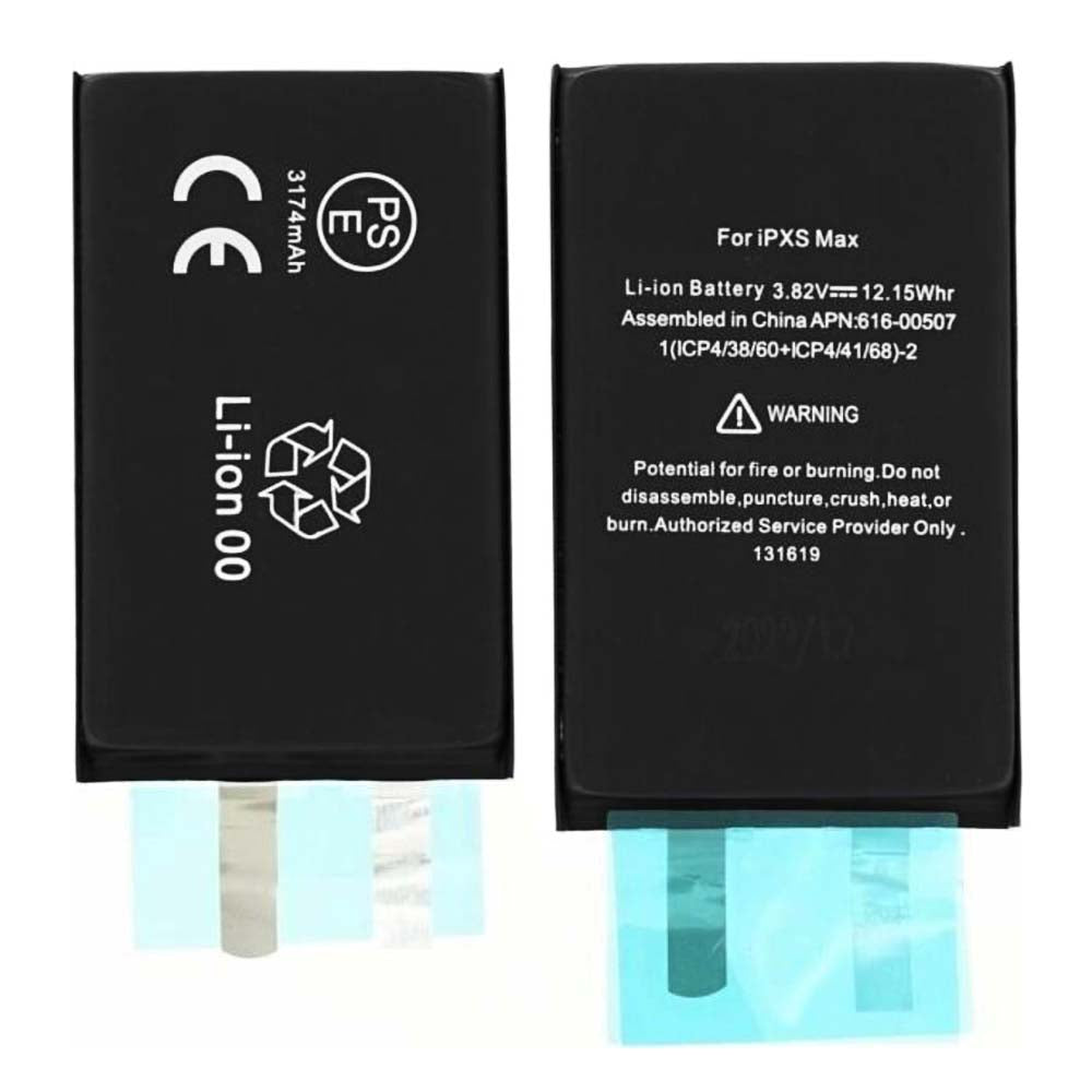 OEM - Smartphone Battery (18524) - without Flex-Cable - iPhone XS Max - 3174mAh - Black