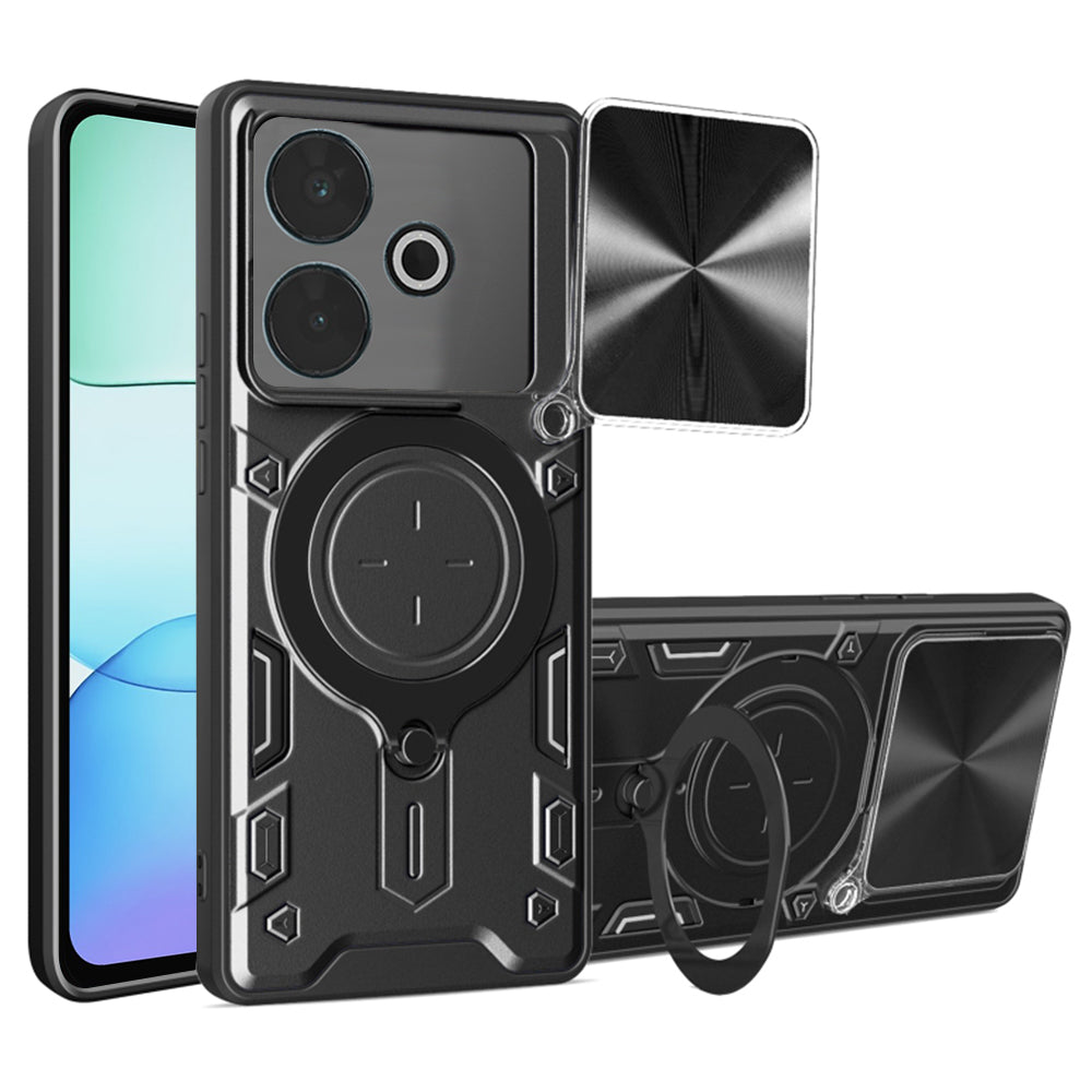 Techsuit - CamGuard Pro - Xiaomi Redmi 13 / Poco M6 4G - Black