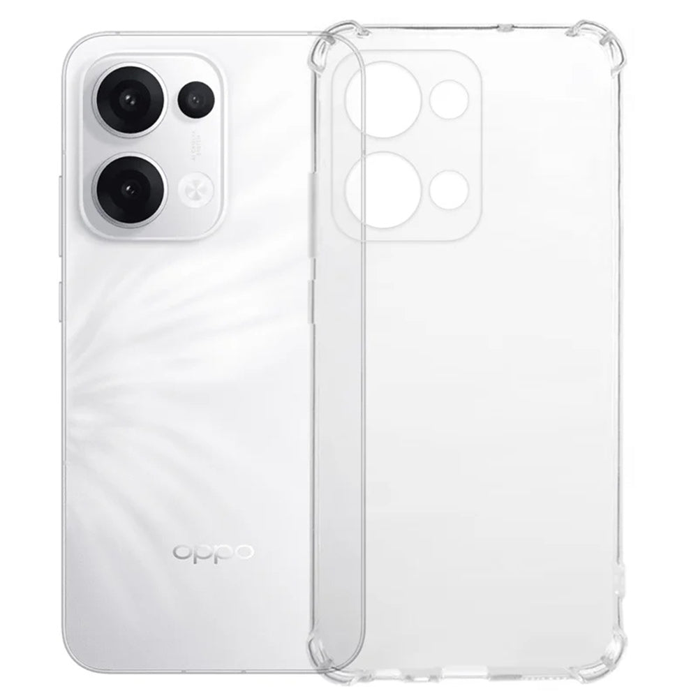 Techsuit - Shockproof Clear Silicone - Oppo Reno13 - Clear