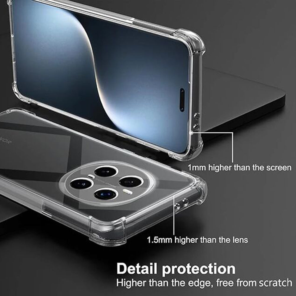 Techsuit - Shockproof Clear Silicone - Honor Magic7 Pro - Clear