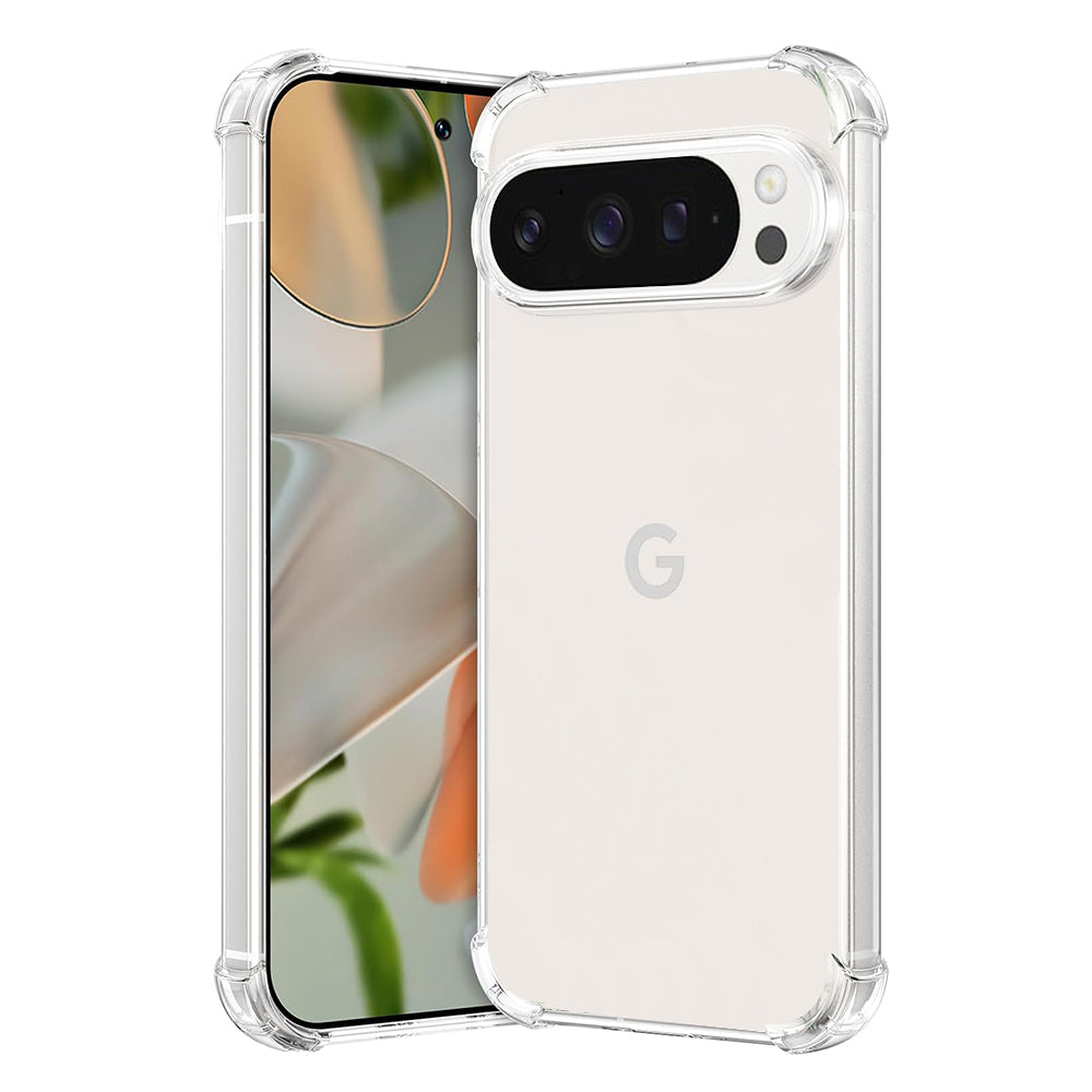 Techsuit - Shockproof Clear Silicone - Google Pixel 9 Pro - Clear