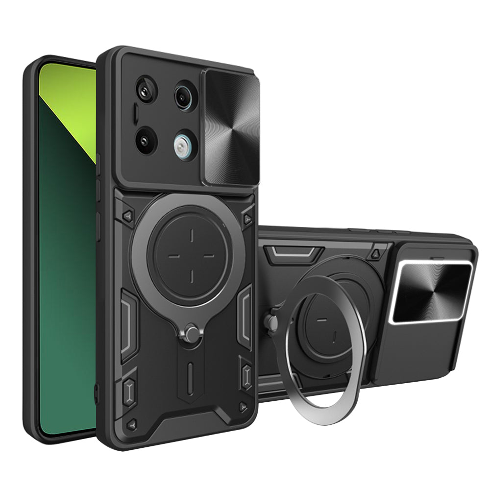 Techsuit - CamGuard Pro - Xiaomi Redmi Note 13 Pro 5G / Poco X6 - Black