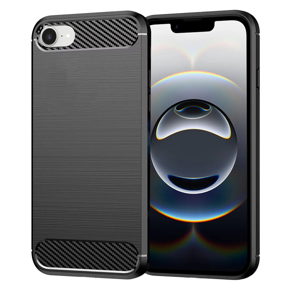Techsuit - Carbon Silicone - iPhone 16e - Black