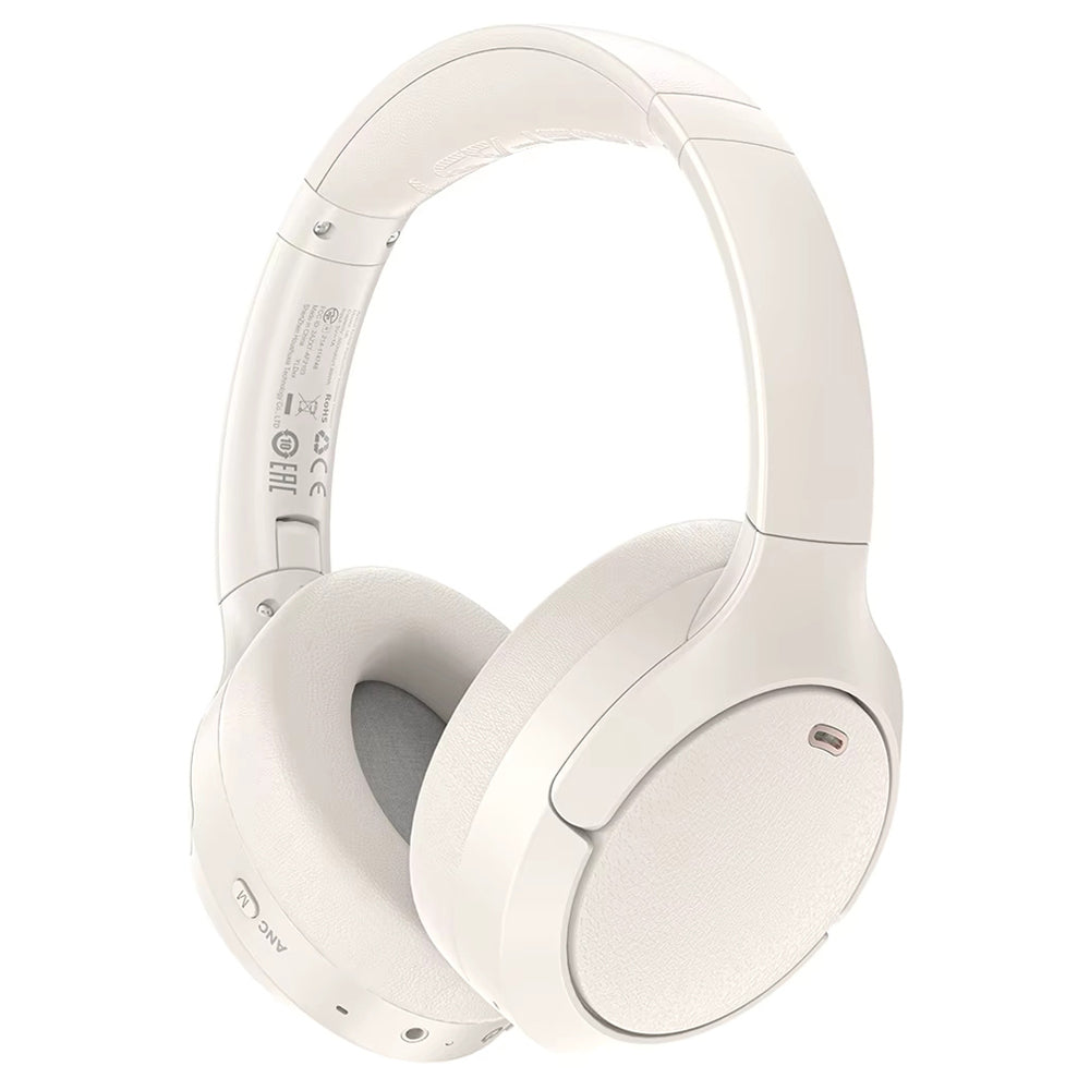 Acefast - Wireless Headset (H6) - Type-C, Bluetooth 5.3, Active Noise Reduction, IPX4, 500mAh, Hi-Fi Sound - White