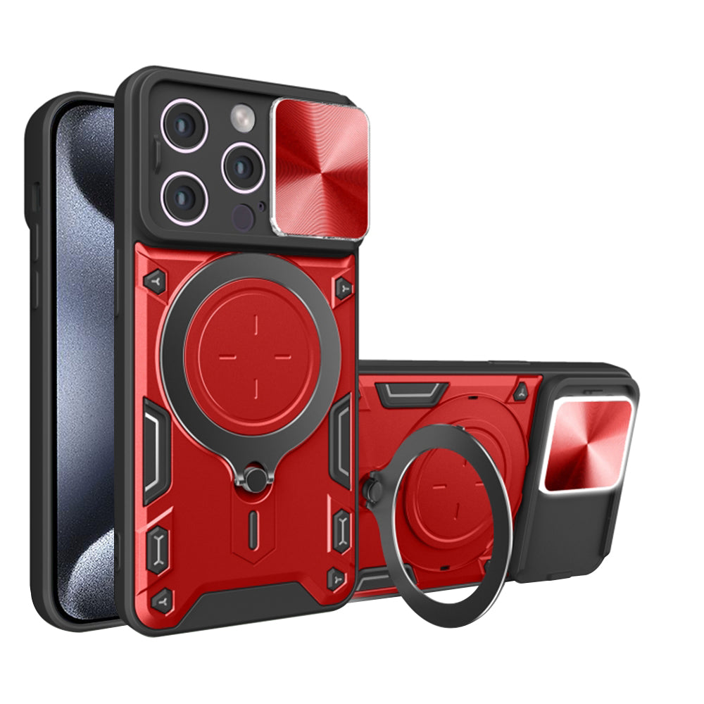 Techsuit - CamGuard Pro - iPhone 15 Pro Max - Red