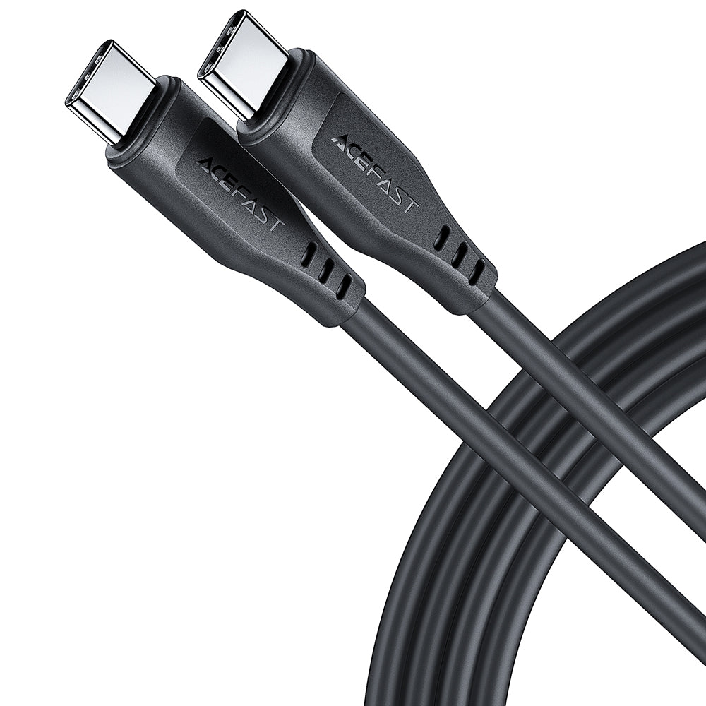 Acefast - Data Cable (C3-03) - Type-C to Type-C, 60W, 3A, 480Mb/s, Fast Charging, 1.2m - Black