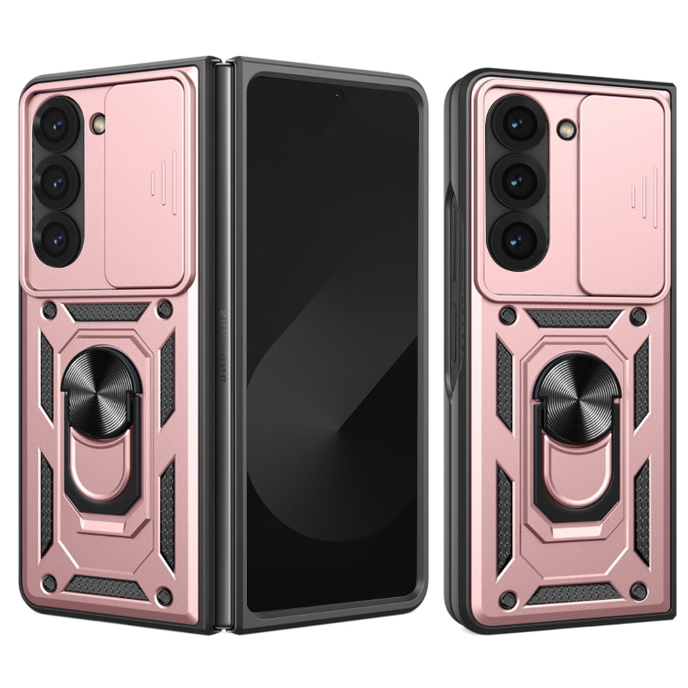 Techsuit - CamShield Series - Samsung Galaxy Z Fold6 - Rose Gold