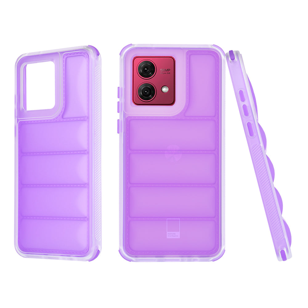 Techsuit - Wave Shield - Motorola Moto G84 - Violet