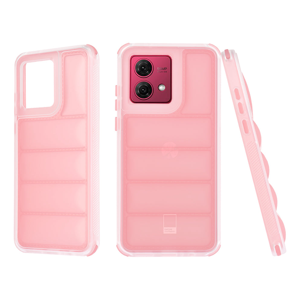 Techsuit - Wave Shield - Motorola Moto G84 - Pink