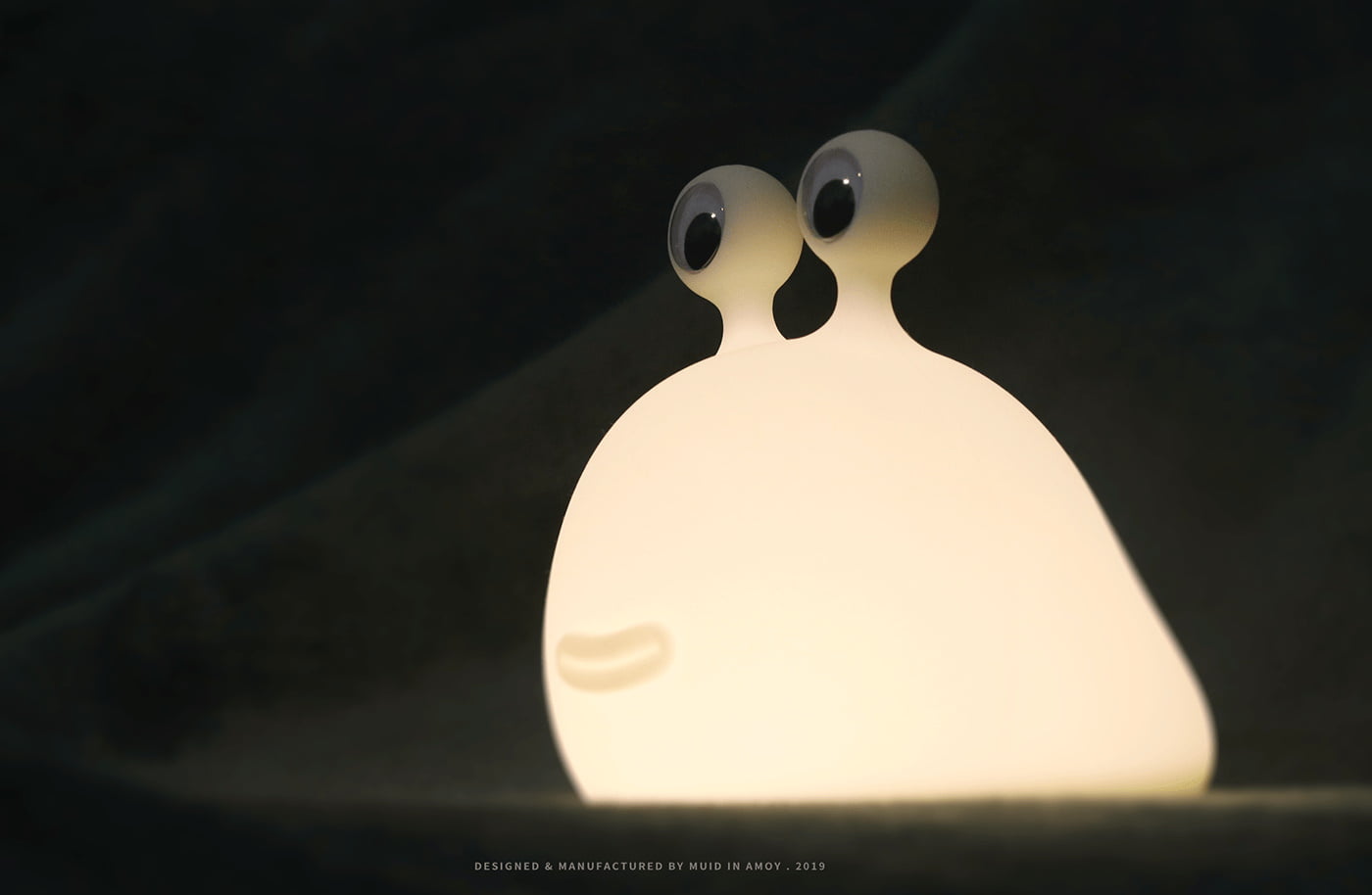 Designnest® Slug Night Lamp |MUID| Φωτάκι νυκτός γυμνοσάλιαγκας από μαλακή σιλικόνη με χρονοδιακόπτη
