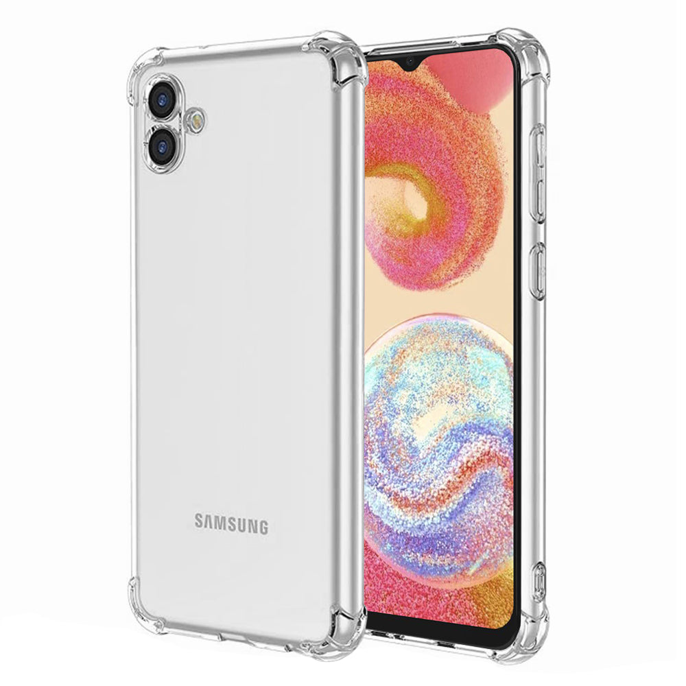 Techsuit - Shockproof Clear Silicone - Samsung Galaxy A04e / M04 - Clear