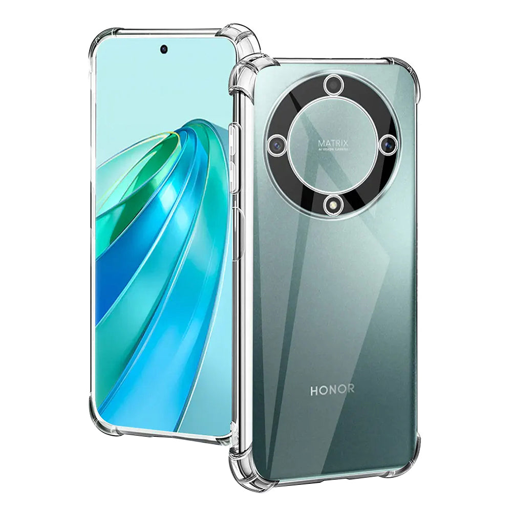 Techsuit - Shockproof Clear Silicone - Honor X9a - Clear