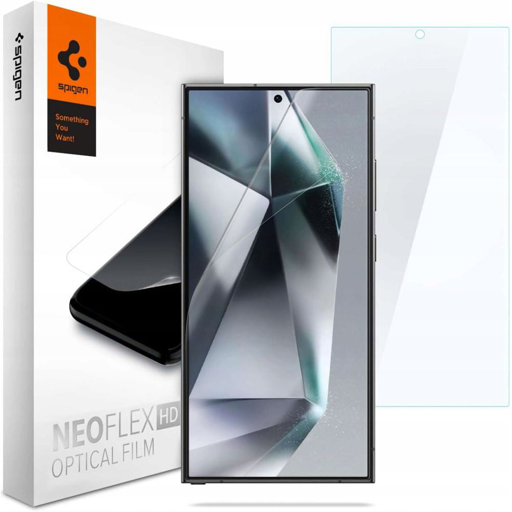 Spigen - Neo Flex (2 pack) - Samsung Galaxy S24 Ultra - Clear